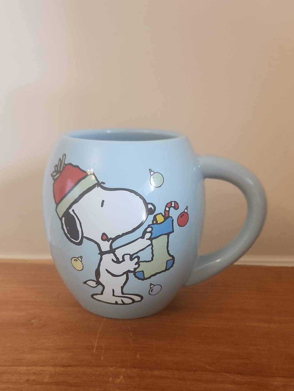 2014 Snoopy Peanuts Woodstock Holiday Season Coffee Mug Cup Christmas 4.5"